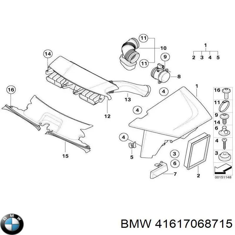 Comprar 41617068715 BMW 