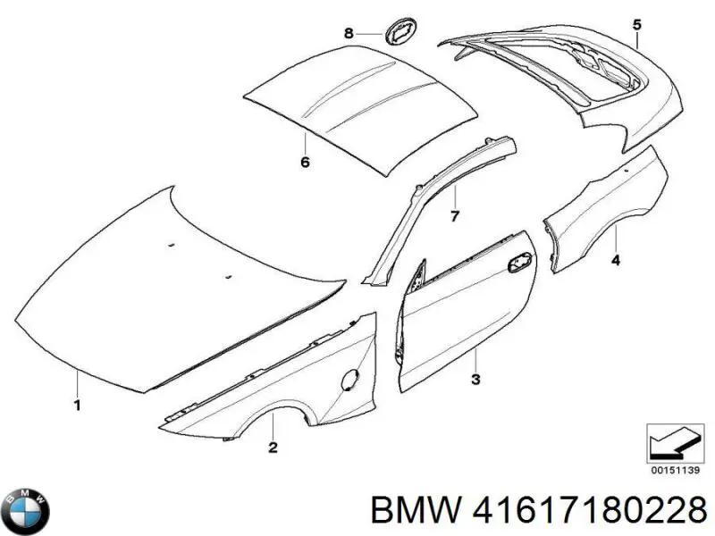 Capot para BMW Z4 E85