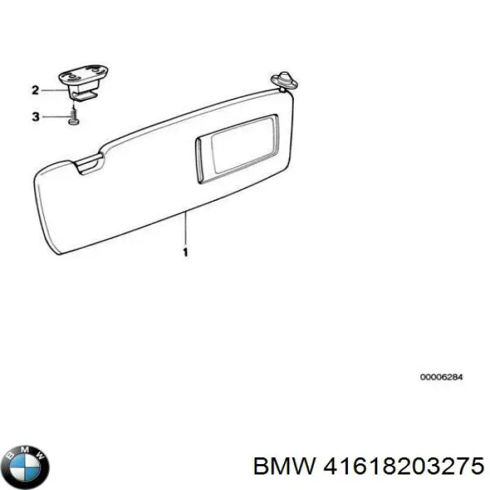 Bisagra, capó del motor izquierda para BMW 5 (E39)