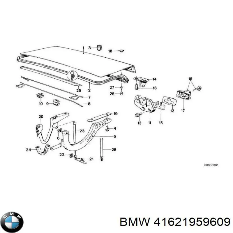 Tapa del maletero BMW 3 sedán (E30) (1982 - 1992) precio, desde 225,06 EUR