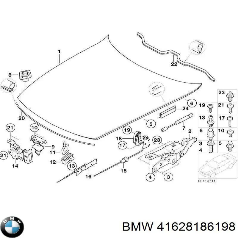 41628186198 BMW 