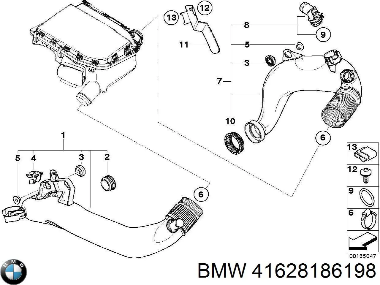  BMW 41628186198 precio, desde 4,02 EUR