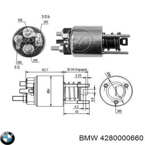 Burro de arranque  BMW 4280000660 precio, desde 98,74 EUR
