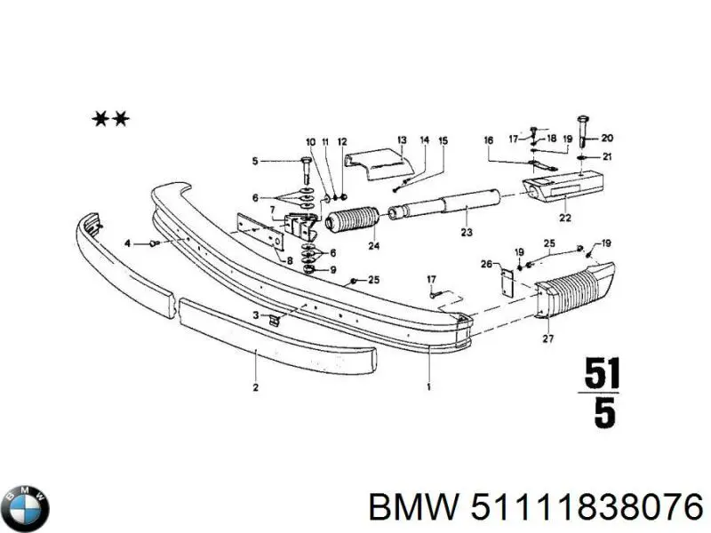 Comprar 51111838076 BMW 