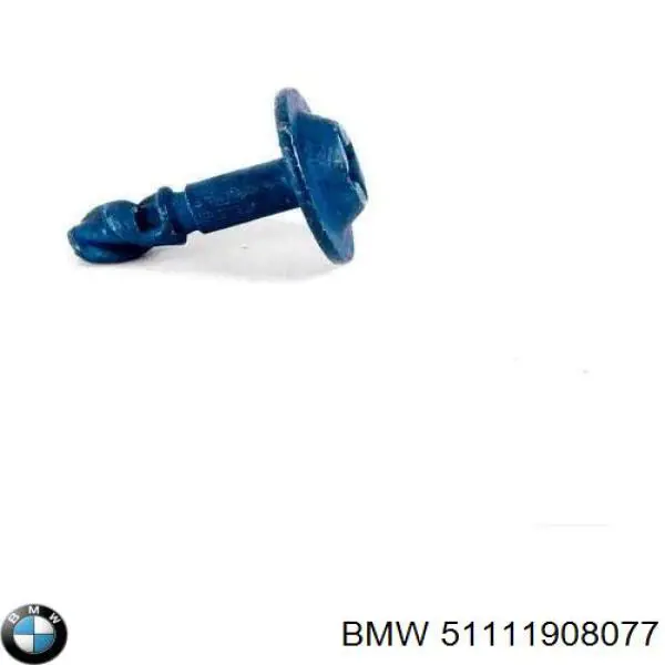 Clip de fijación del guardabarros delantero BMW 51111908077