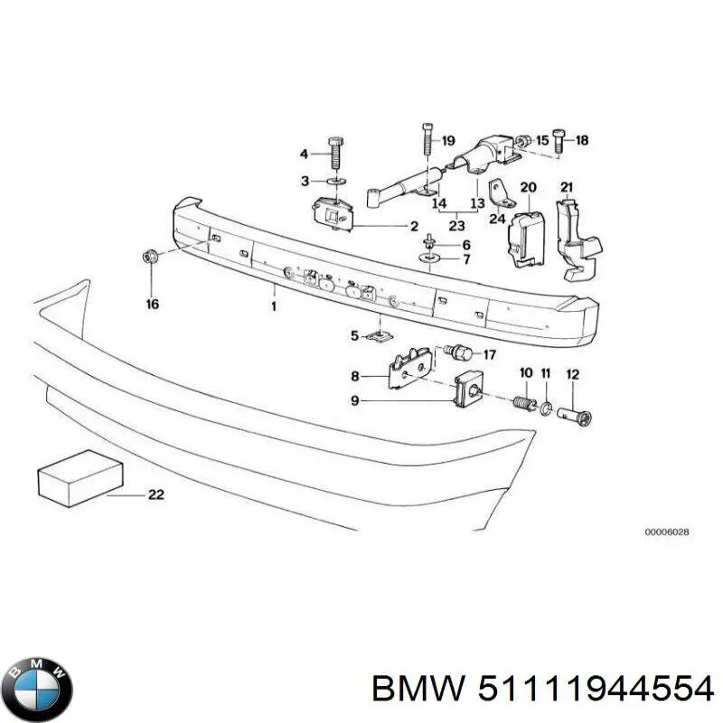 51111944554 BMW alternador