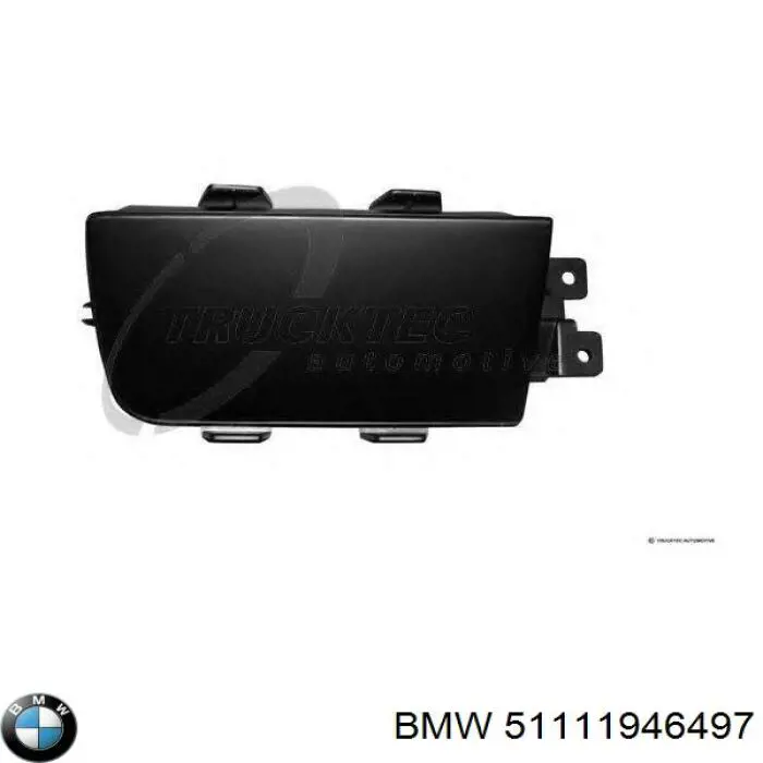 Rejilla de ventilación, parachoques para BMW 5 (E34)