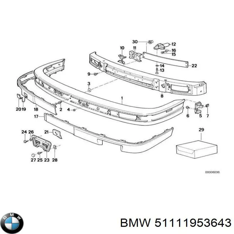 51111953643 BMW 