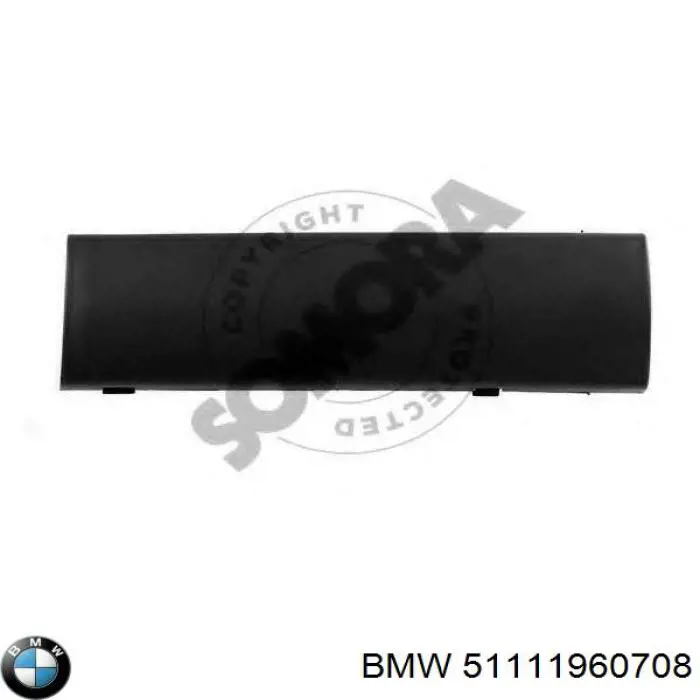Tapa cubre gancho de remolque para parachoques delantera para BMW 3 (E36)