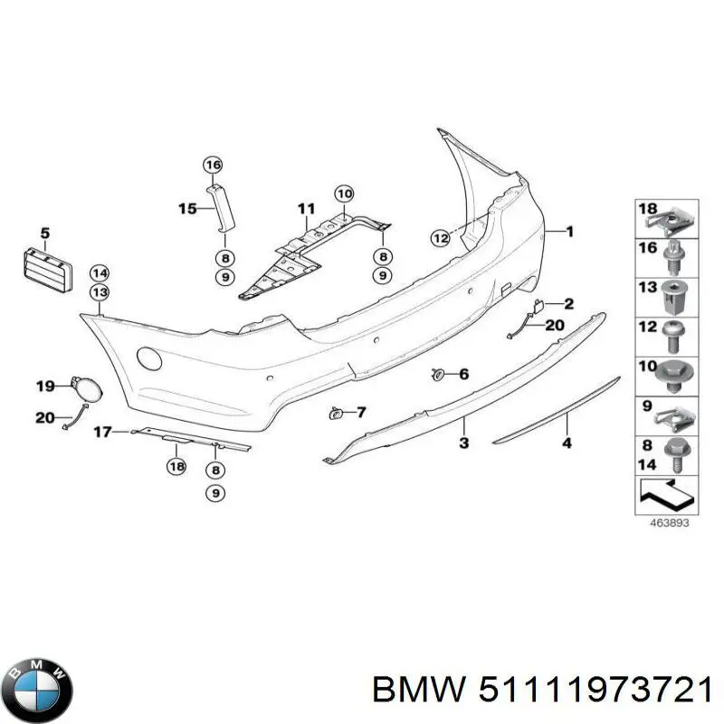 BMW 51111973721