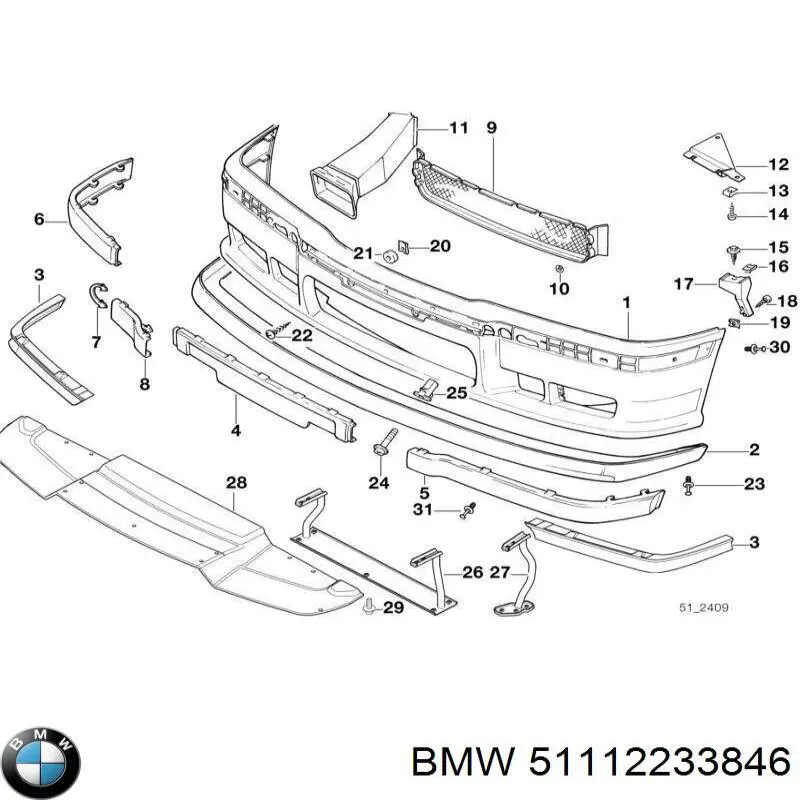  BMW 51112233846 precio, desde 9,10 EUR