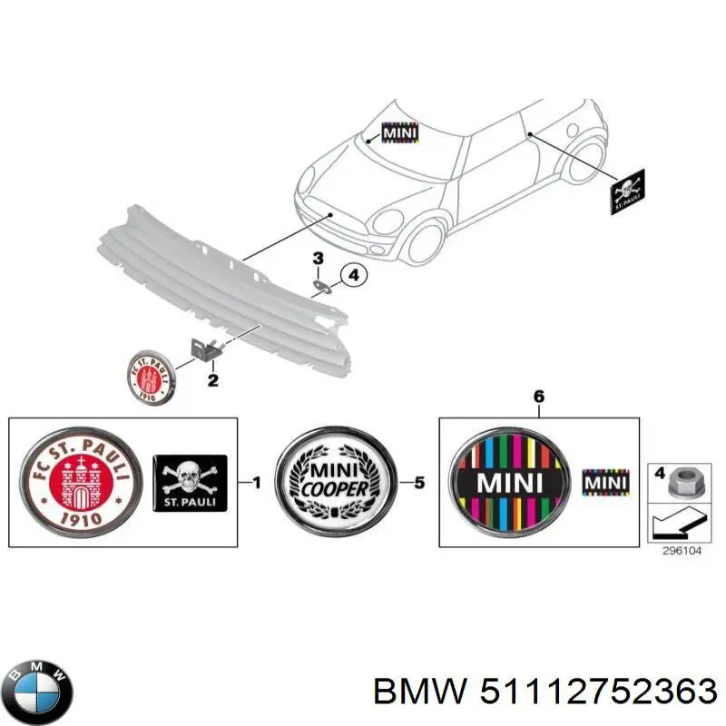 Comprar 51112752363 BMW Válvula escape