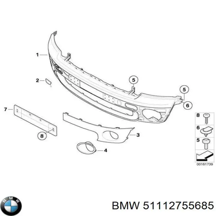 Parachoques delantero BMW 51112755685 precio, desde 310,95 EUR