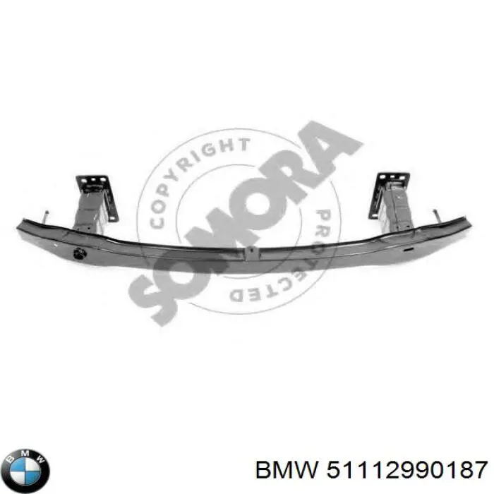 Refuerzo de parachoques delantero BMW 51112990187 precio, desde 111,17 EUR