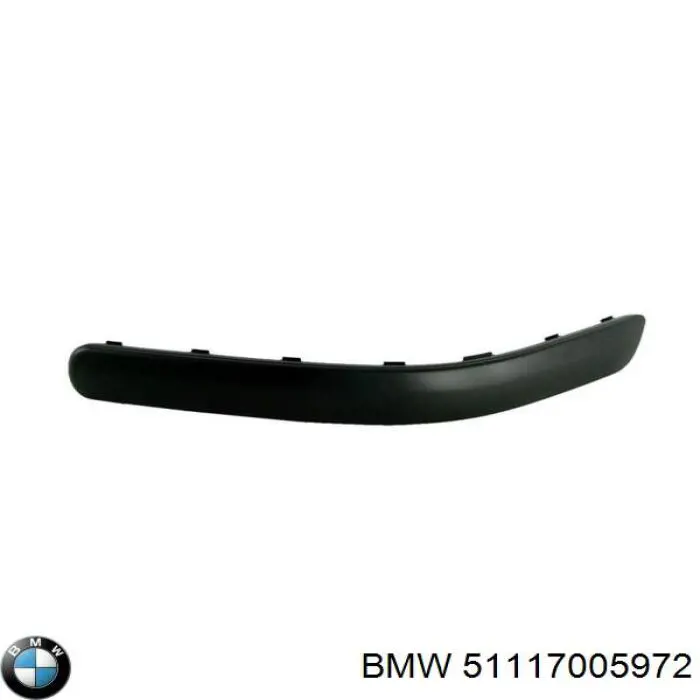 Moldura del parachoques delantero derecho Prasco BM0451245
