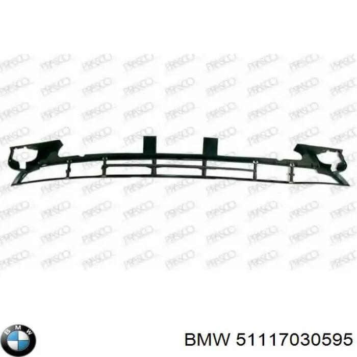 Comprar 51117030595 BMW Rejilla central del parachoques delantero