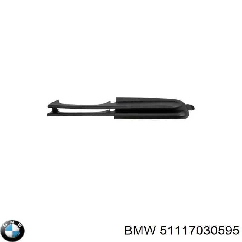 51117030595 BMW Rejilla del parachoques delantero, central