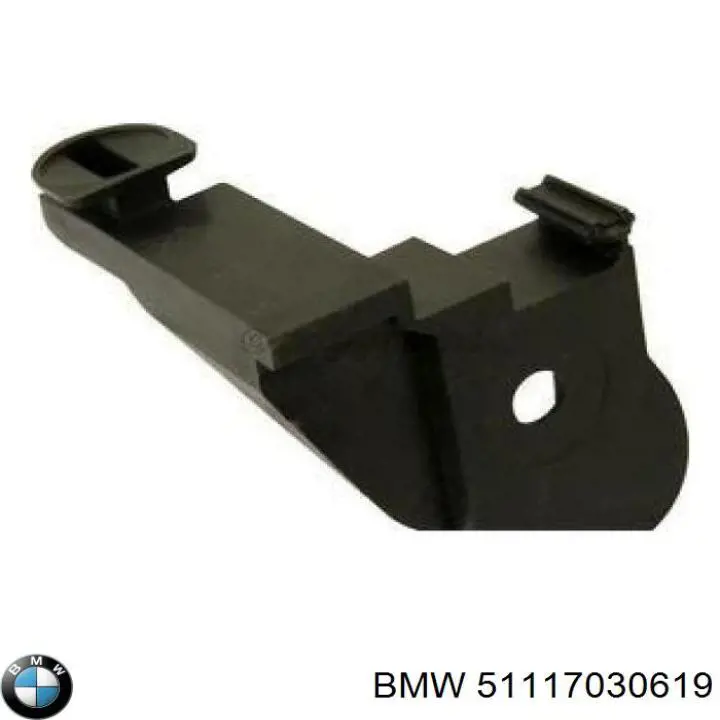 Soporte delantero izquierdo para aleta delantera 51117030619 BMW