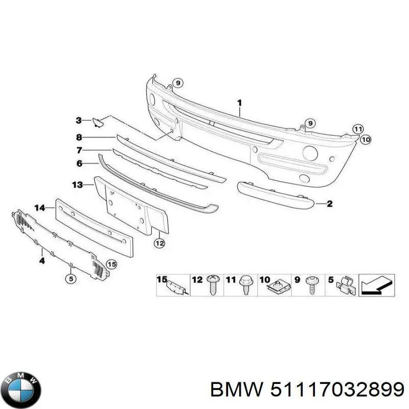  BMW 51117032899 precio, desde 15,12 EUR