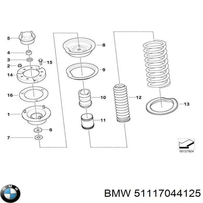 Cobertura de parachoques, enganche de remolque, delantera BMW 3 E46