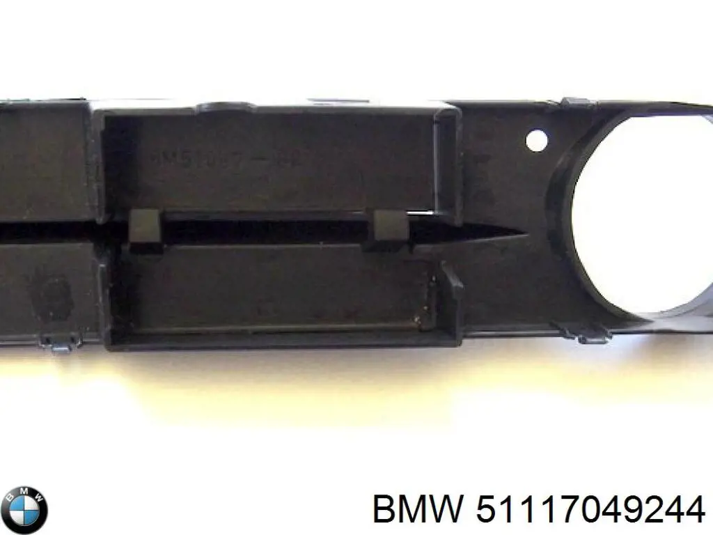 Rejilla de ventilación, parachoques trasero, derecha para BMW 5 (E60)