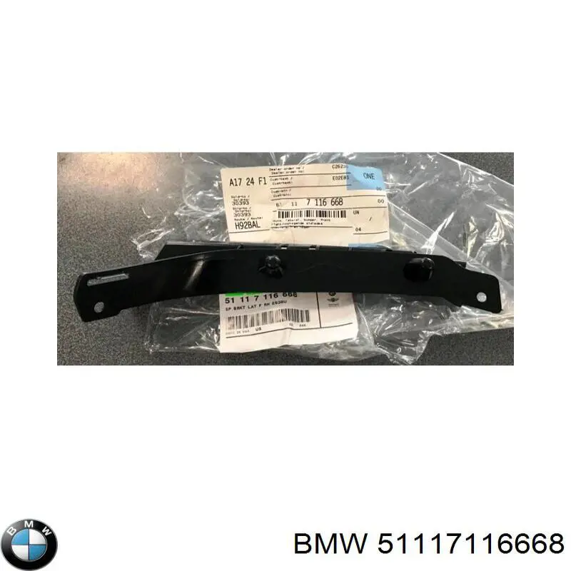 Comprar 51117116668 BMW Soporte de parachoques delantero derecho