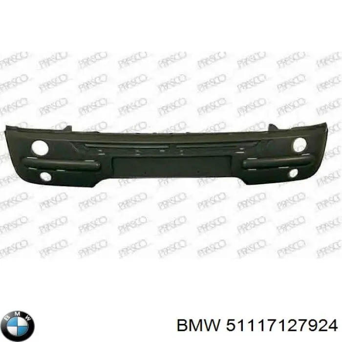 51117127924 BMW Paragolpes delantero