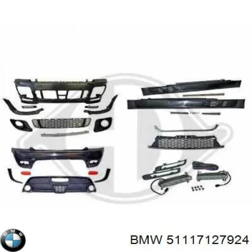 Paragolpes 51117127924 BMW