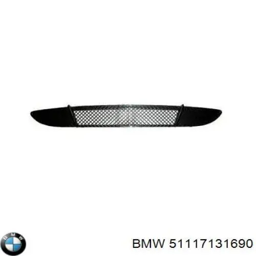 Rejilla, parachoques delantero para BMW 1 (E81, E87)