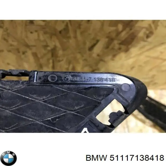 Comprar 51117138418 BMW Rejilla derecha del parachoques delantero