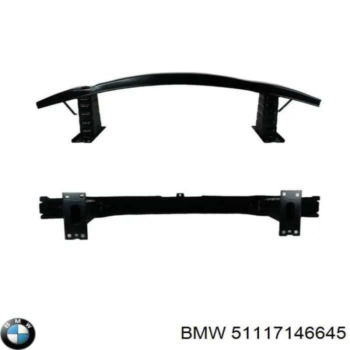 Refuerzo paragolpes delantero BMW 51117146645