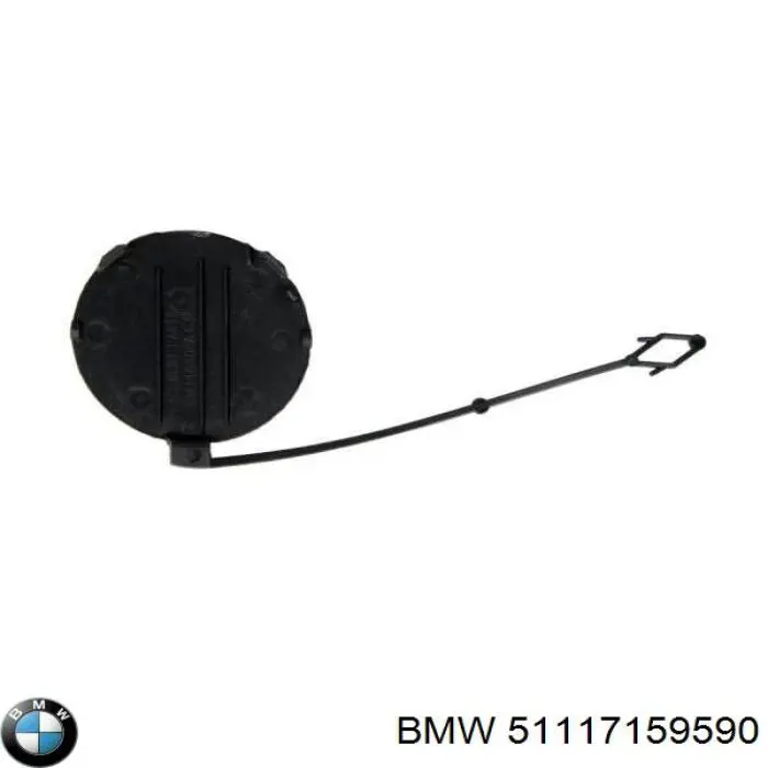 Cobertura de parachoques, enganche de remolque, delantera derecha para BMW X5 (E70)