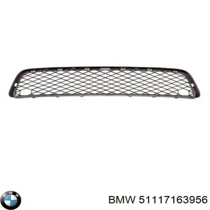 Rejilla de ventilación, paragolpes delantero, central BMW 51117163956 precio, desde 23,14 EUR