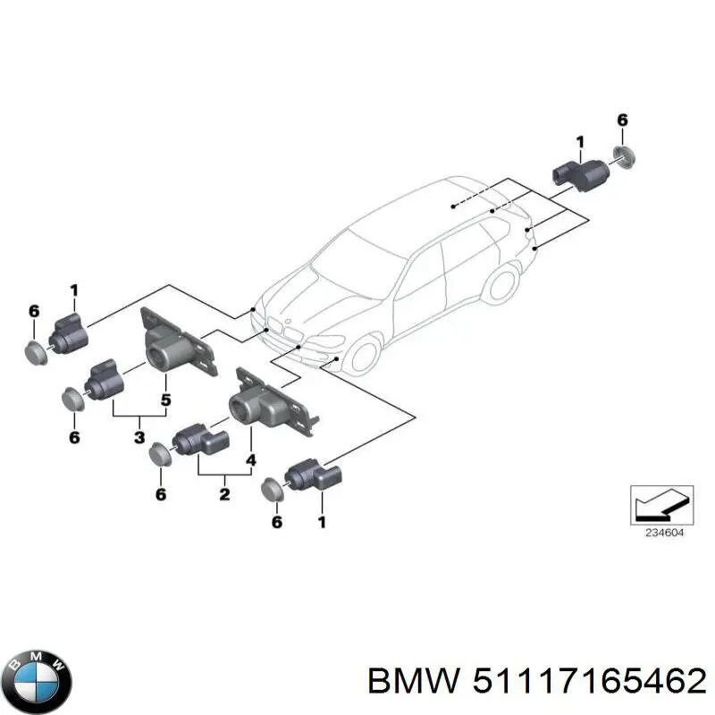  BMW 51117165462 precio, desde 23,01 EUR
