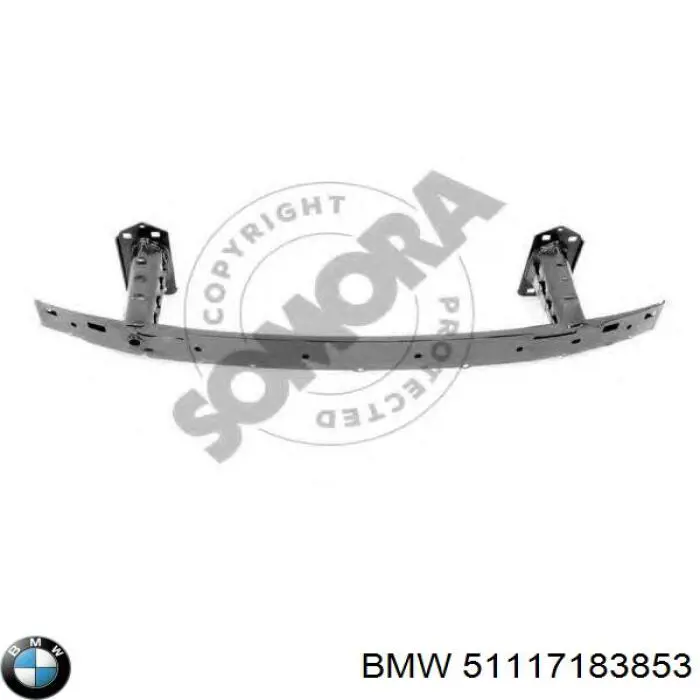 51117183853 BMW refuerzo parachoque delantero