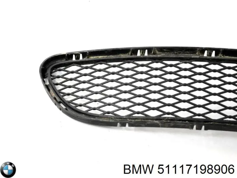 51117198906 BMW rejilla de ventilación, parachoques delantero