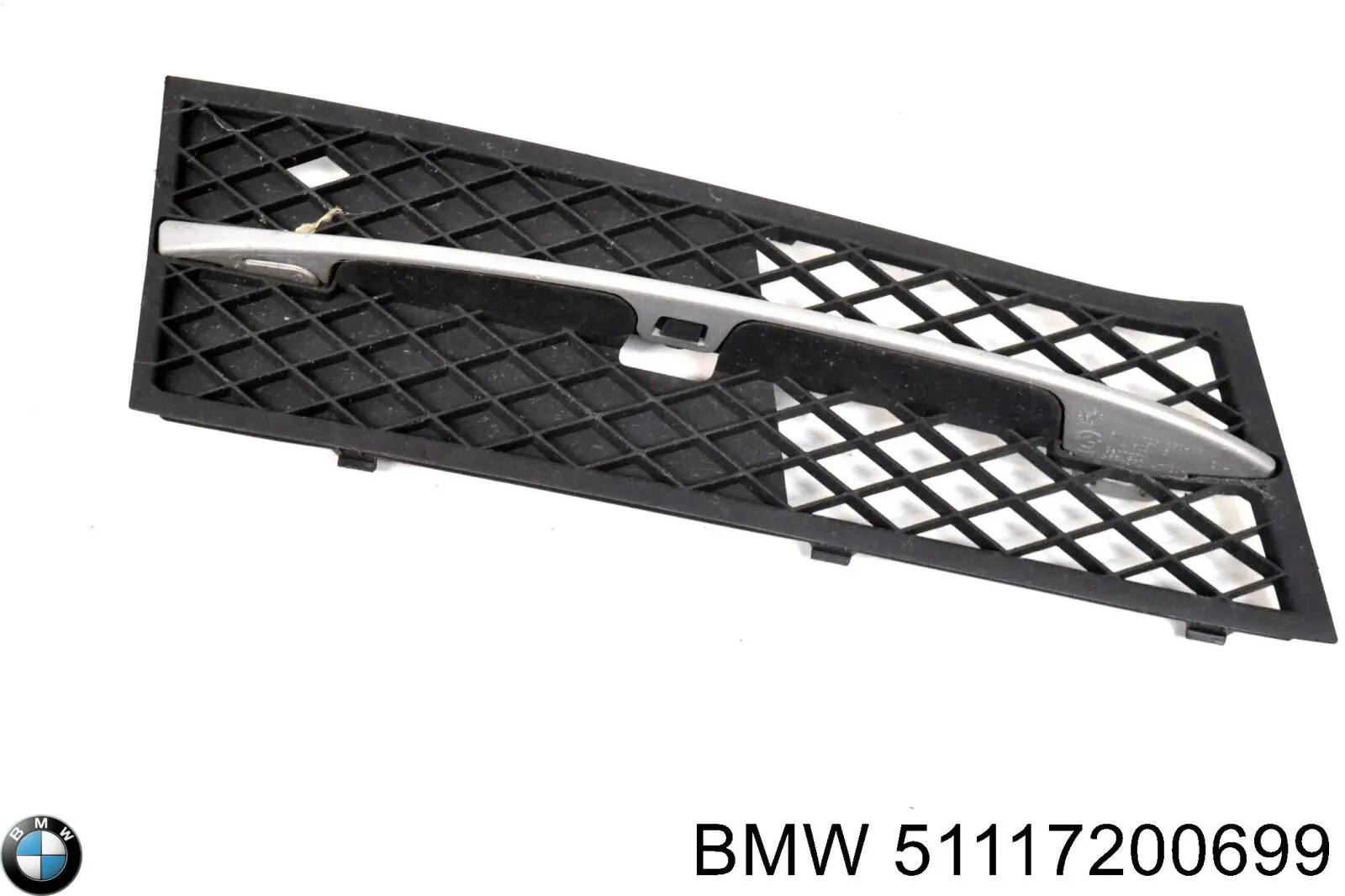 Rejilla de ventilación, parachoques trasero, izquierda para BMW 5 (F10)