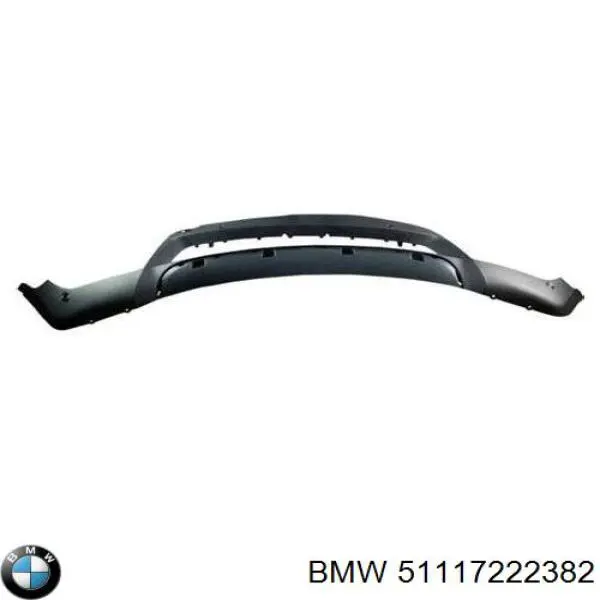 51117222382 BMW parachoques delantero, parte inferior