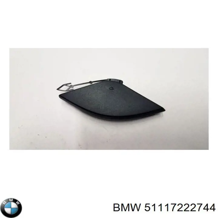 51117222744 BMW tapa del enganche de remolcado delantera