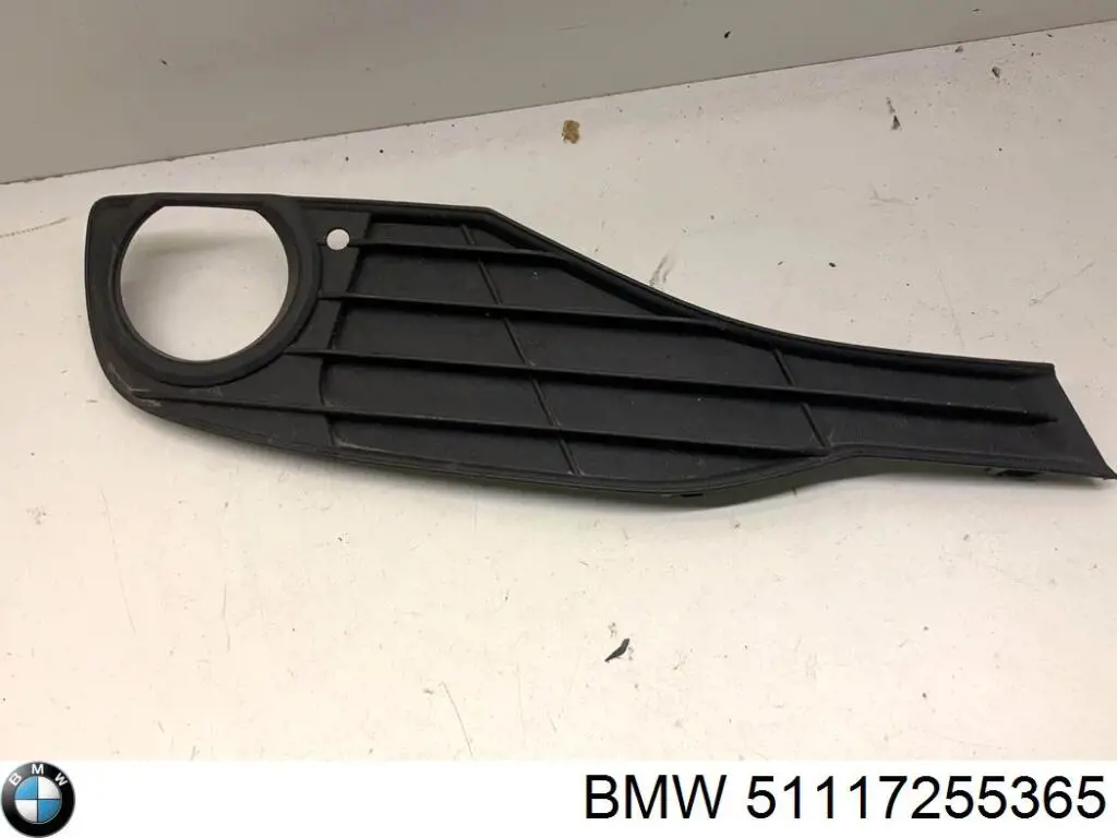 Rejilla izquierda del parachoques delantero 51117255365 BMW