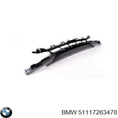 51117263478 BMW rejilla de ventilación, parachoques trasero, central