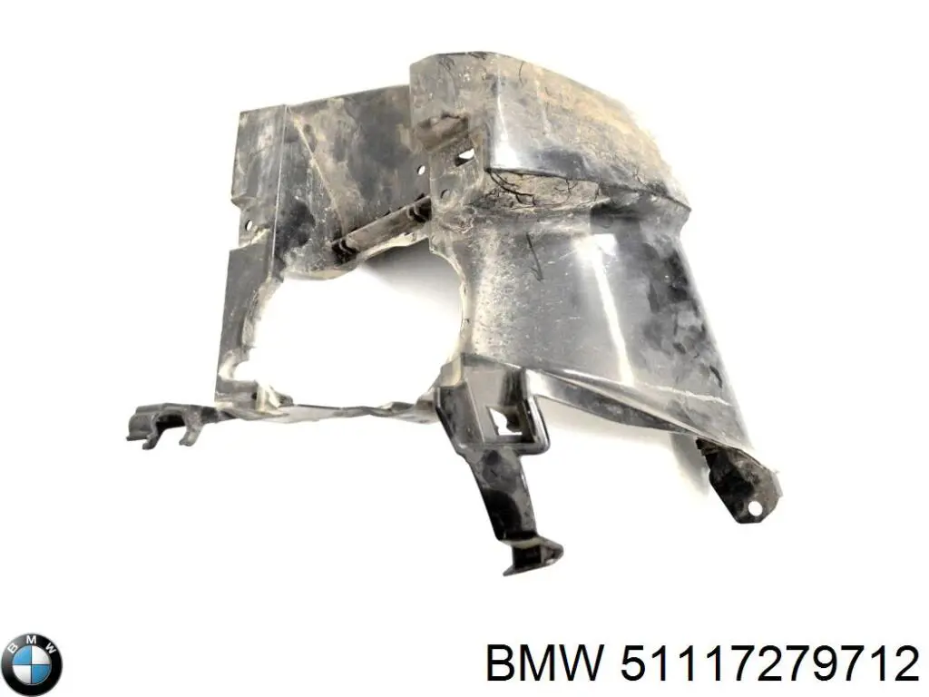 51117279712 BMW soporte para guardabarros delantero, derecho delantero