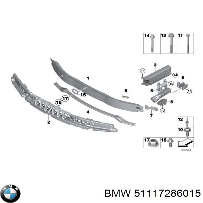  BMW 51117286015 precio, desde 9,20 EUR