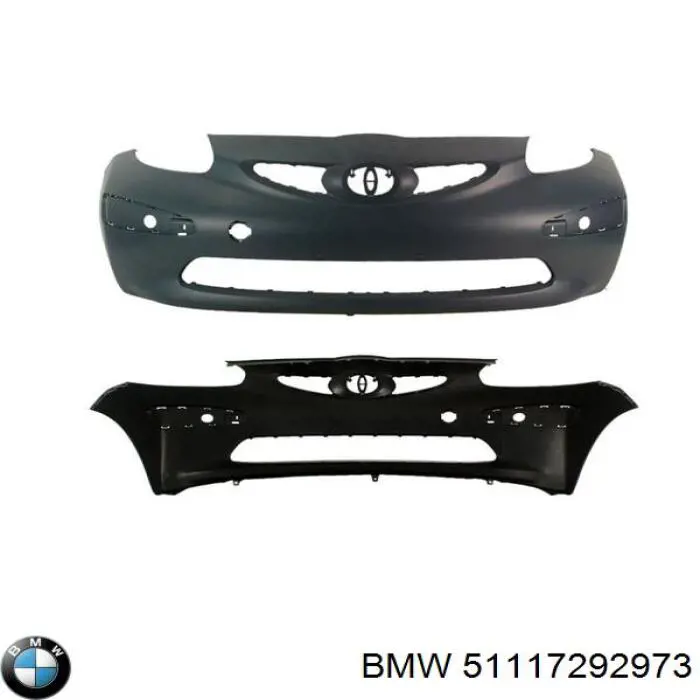 51117292973 BMW parachoques delantero