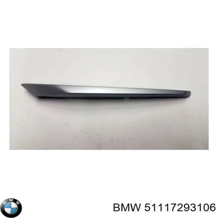 Moldura de rejilla de parachoques delantero derecho BMW 51117293106 precio, desde 19,41 EUR
