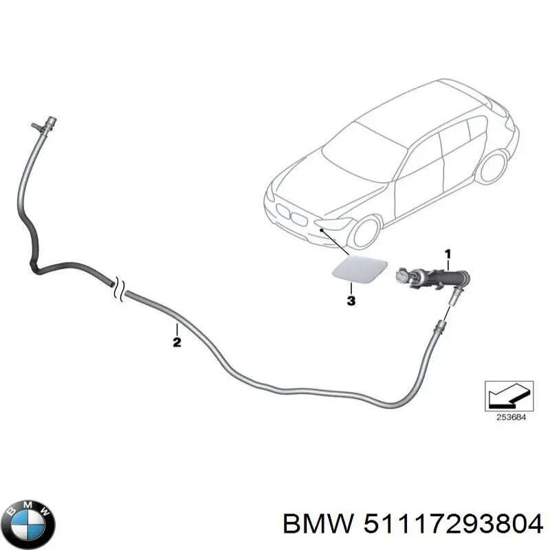 51117293804 BMW soporte deparachoques delantero derecho