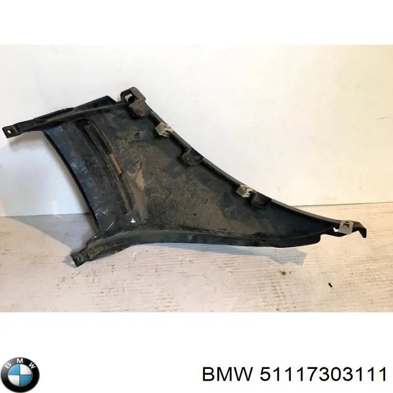 51117303111 BMW conducto de aire, disco de freno, izquierdo