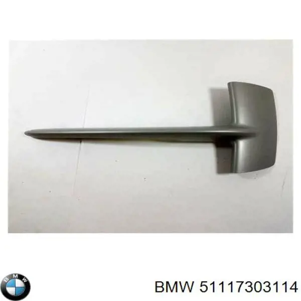 Moldura de rejilla de parachoques delantero derecho BMW 51117303114 precio, desde 14,55 EUR