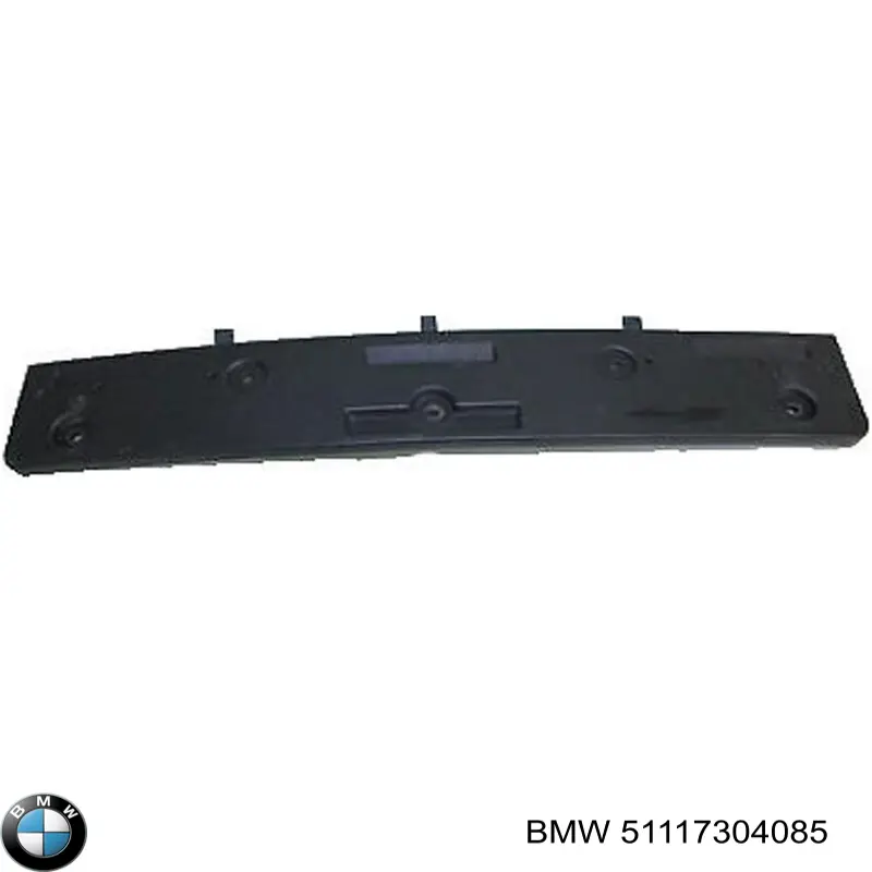 51117304085 BMW soporte de matricula delantera