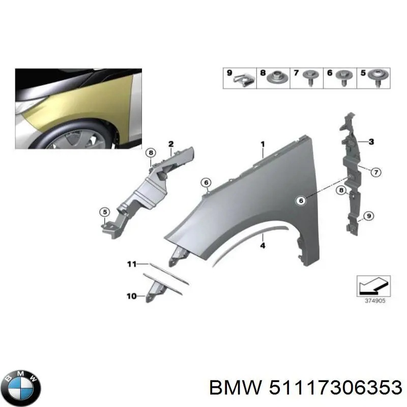 51117306353 BMW